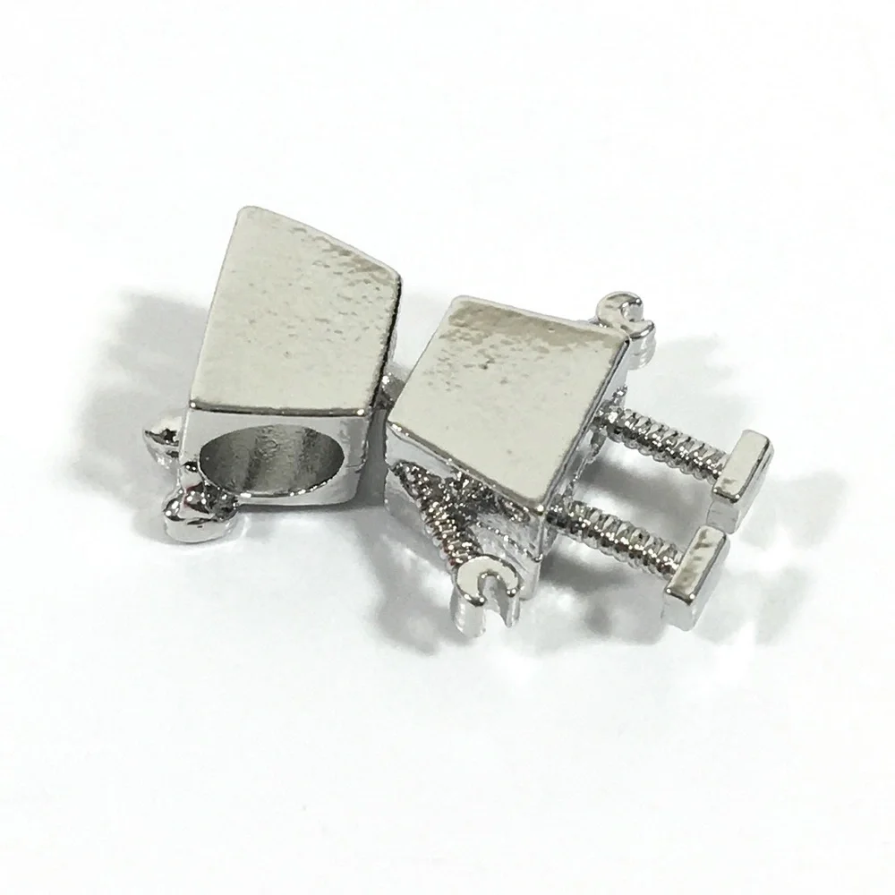 Bowknot Robot European Style Big Hole Bead Charm - Picture 4 of 5